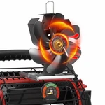 Xtimes Wood Stove Fan Heat Powered Fireplace With Magnetic Thermometer Th.... Fixed Price $52.15.