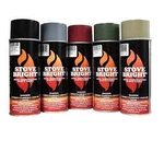 Bright High Temperature Stove, Chimney & Fireplace Paint 12OZ. Aerosol Can. Fixed Price $23.99.