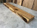 Figured Wood Fireplace Mantel/live Edge Oak/rustic Mantlepiece. Fixed Price $318.75.