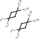 Rocky Mountain Goods Firewood Tongs (2-PACK) Reinforced Wrought Iron 26" Log. Fixed Price $32.92.