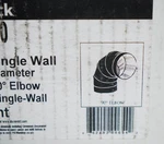 New Duravent Durablack 8DBK-E90 8" Diameter Single Wall 90* Elbow Stove Pipe. Fixed Price $34.98.