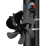 Heat Powered Fireplace Fan Wall Mounted, Stove Thermal For Wood/.... Fixed Price $43.72.