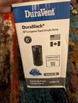 Duravent 6DBK-12 Durablack 6"X12" Single Wall Stove Pipe. Fixed Price $18.99.