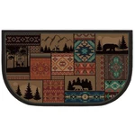 Fireplace Hearth Rug Mats Cabin Southwestern Fireproof Resista.... Fixed Price $55.27.