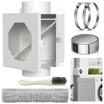 Dryer Lint Trap, Indoor Vent Kit, Metal Catcher Box With 4" .... Fixed Price $45.29.