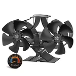 Miaton Wood Stove Fan Heat Powered Non Electric Activated For Bu. Fixed Price $43.99.
