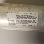 Duravent Pelletvent 4PVL-24 For Multi-fuel Diameter X 24IN. Straight Pipe. Fixed Price $40.97.
