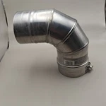 Used Duravent FSELB9004 4" Inner Diameter Fasnseal AL29-4C Special Stainless. Fixed Price $49.99.