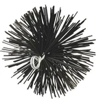 (1)-MEECO Red Devil 6" Round Poly 1/4" Npt Thread Chimney Flue Brush 33140. Fixed Price $36.99.