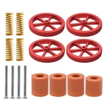 Ideaformer Upgraded Red Aluminum Hand Twist Leveling NUT,4PCS 20MMSPRING.... Fixed Price $18.11.