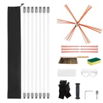Sweep Kit, 23 Ft Maximum Extendable Length Brush, Clean. Fixed Price $64.50.