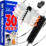 Holikme 30 Feet Dryer Vent Cleaner Kit,flexible Lint Brush With Drill Attachm.... Fixed Price $32.86.