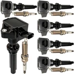 6 Pcs Ignition Coils With Spark Plugs - Compatible For Jaguar Replaces C2Z1.... Fixed Price $161.82.