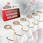 Stocking Holders For Mantle - 6 Pcs Premium Christmas With Non. Fixed Price $9.63.