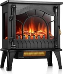 20" Electric Fireplace Stove, 1500W Infrared 3 Heating Modes, Energy-efficient. Fixed Price $105.00.