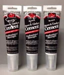 3 Pack Perkins Professional Stove Gasket Cement High Heat Wood Pellet Glue AWP80. Fixed Price $26.49.