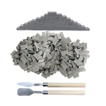 Woohome 500 Pcs Mini Red Wall Bricks Gray Tiny W... Fast Ship. Fixed Price $35.99.