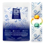 20 Gram X 10 Pk "dry & Dry" Food Grade Orange Indicating Silica Gel Packets. Fixed Price $10.99.