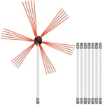 Chimney Sweep 26 Ft. Cleaning Tool Kits With 8 Nylon Flexible Rods. Fixed Price $75.39.