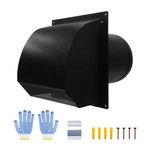 8 Inch Galvanized Steel Hooded Wall Vent,arc-shaped Outdoor Cap Wit.... Fixed Price $66.27.