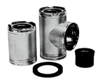 American Metal Ameri-tec 6HS-TA 6" Insulated Chimney Stove Pipe Tee Assembly. Fixed Price $300.00.