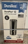 Duravent Duraplus All-fuel Doublewall Stove Chimney Pipe X24" 6DP-24 New. Fixed Price $83.94.