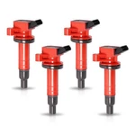 Ena Pack Red Ignition Coil 1.8L L4 Compatible With Chevrolet Chevy Pontiac .... Fixed Price $83.46.