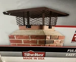 Chimney Cap Black Galvanized Adjustable Sizes Round Square Rectangle Shelter. Fixed Price $59.99.