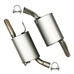 Stainless Steel Left And Right Pair Muffler Fits: 2005 - 2009 Ford Mustang 4.6L. Fixed Price $228.81.