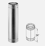 5" X 8" Directvent Pro 24" Stainless Steel Chimney Pipe 58DVA-24. Fixed Price $67.00.