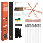 Vevor Sweep Kit, 33 Ft Maximum Extendable Length Brush,. Fixed Price $81.22.