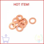 Uxcell 10PCS 8MM 14MM 1MM Flat Ring Copper Crush Washer Sealing Gasket Faste. Fixed Price $10.25.