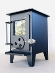 Tiny Burning Small House Home Hut Bus Camper Van Fireplace Woodstove. Fixed Price $399.00.