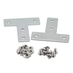 Pzrt Aluminum Profile Bracket SET,2PCS Shape Connector, Silver. Fixed Price $17.50.