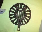Us Military M-1941 Cast Iron Tent Stove Open Fire Round & Draw Grate With Handle. Fixed Price $140.79.