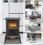 Zokop 1500W Portable Electric Fireplace Stove Heater. Fixed Price $62.99.