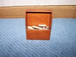 Vintage Ooak Artisan Dollhouse Hank Miller Fireplace Wood Box Miniature 1:12. Fixed Price $40.00.