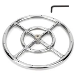 Stanbroil 12 Round Fire Pit Burner Ring Inch, Stainless Steel. Fixed Price $68.28.