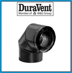 Duravent Directvent Pro 4" X 6-5/8" Black Degree Elbow #46DVA-E90B. Fixed Price $103.99.