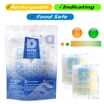 20 Gram X 100 Pk "dry & Dry" Food Grade Orange Indicating Silica Gel Packets. Fixed Price $39.99.