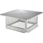 Chimney Cap, 17 X Inch, 304 Stainless Steel Fireplace Cover, Not Eas. Fixed Price $126.92.