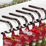 Loncaster Christmas Stocking Holders For Mantle Set Of 6, Non-slip Adjustable.... Fixed Price $12.98.