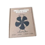 Inokraft Wood Stove Fan Heat Powered, 5 Blade Fireplace New. Fixed Price $40.00.