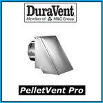 Duravent Pelletvent Pro Pipe 3" Diameter Square Horizontal Cap #3PVP-HSC New!. Fixed Price $66.99.