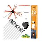 Sealegend 33 Feet Chimney Cleaning Kit Brush, Sweep And C.... Fixed Price $68.58.