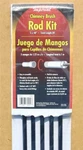 Imperial 20' Fiberglass Chimney Brush Rod Kit - 5 Pieces, Each 48" New! #BR0307. Fixed Price $39.99.