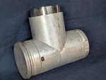 Duravent 4PVP-TAD1 Pelletvent Pro Type Chimney Adapter Tee With Clean-out Cap. Fixed Price $95.99.