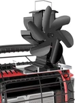Signstek Wood Stove Fan,heat Powered Heater With Hook For Indoor Outdoor Pro. Fixed Price $34.95.