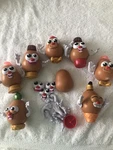 Mr Potato Head Tots Series 1 Lot Of 7 Plus Spare Parts.. Fixed Price $12.00.
