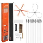 Vevor Chimney Sweep Kit 30 Ft Maximum Extendable Length Brush. Fixed Price $96.54.